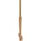 Ekena Millwork Kennewick Timber Gable Bracket, Western Red Cedar, 84"W x 38"H x 1 1/2"D x 3 1/2"F, 11/12 Pitch GBW084X38X0204KEN00SWR - alternate 3